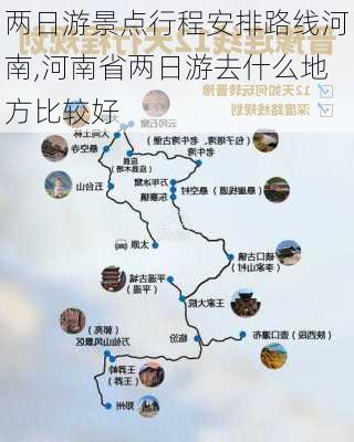 两日游景点行程安排路线河南,河南省两日游去什么地方比较好