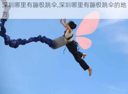 深圳哪里有蹦极跳伞,深圳哪里有蹦极跳伞的地方