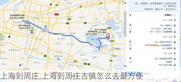 上海到周庄,上海到周庄古镇怎么去最方便